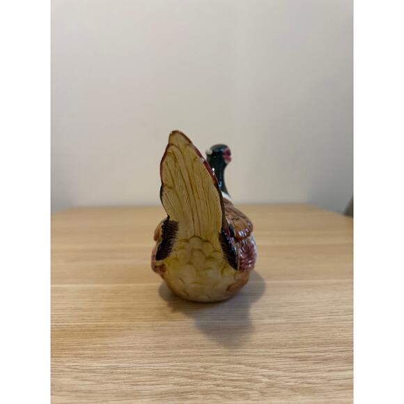 Fitz and Floyd Ceramic Pheasant Lidded Trinket Box VINTAGE - Picture 5 of 9